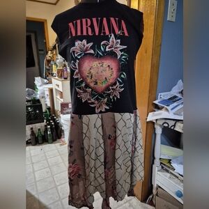Artwear Nirvana Black and Floral Dress